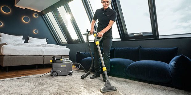 Teppichreinigung mit Kärcher CarpetPro
