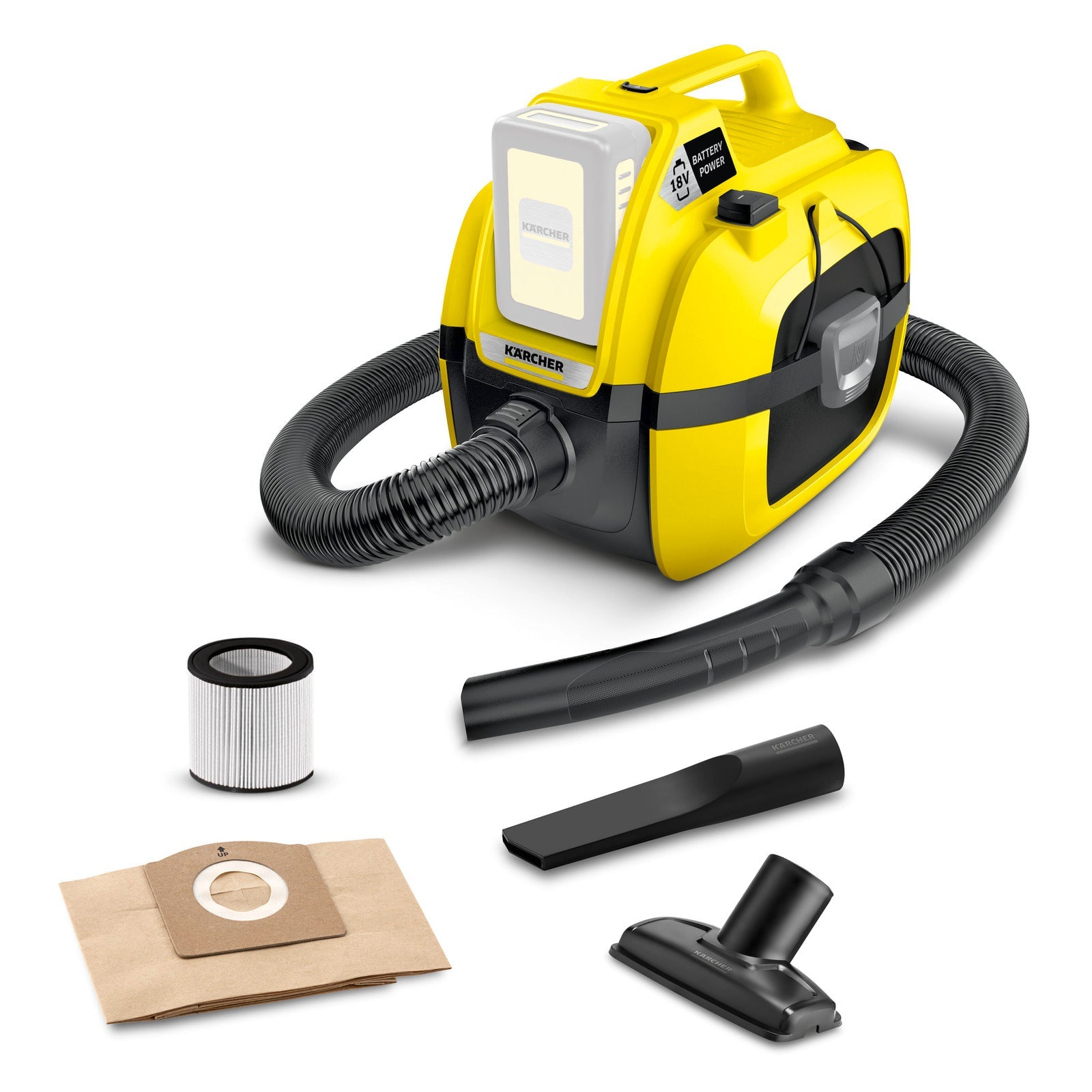 Akku - Nass - /Trockensauger WD 1 Compact Battery - Karcher Flexstore