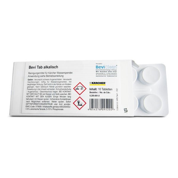 Bevi Tab alkalisch, 10Tabs - Flexclean GmbH - Abteilung Karcher Flexstore