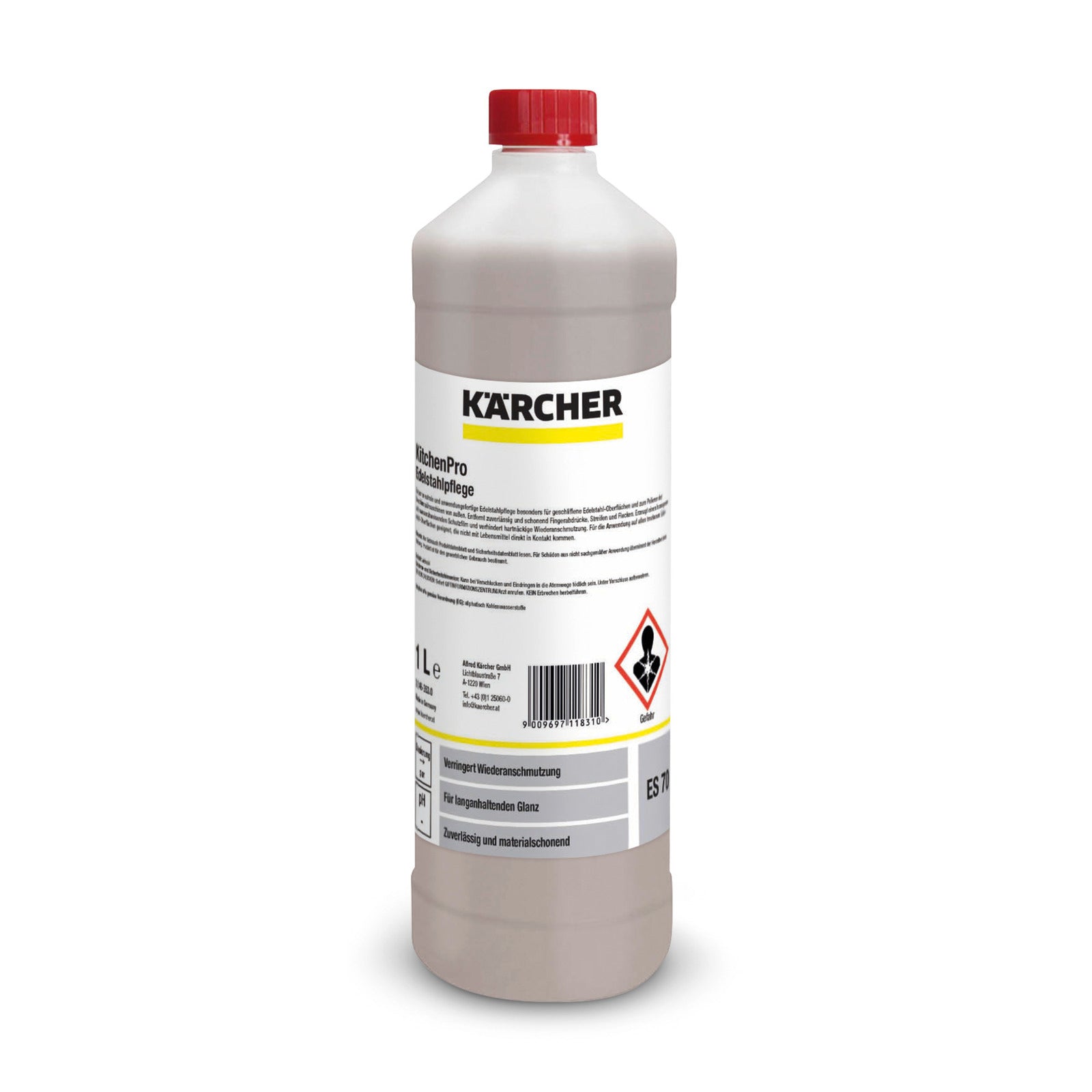 KitchenPro Edelstahlpflege ES 70, 1l - Karcher Flexstore