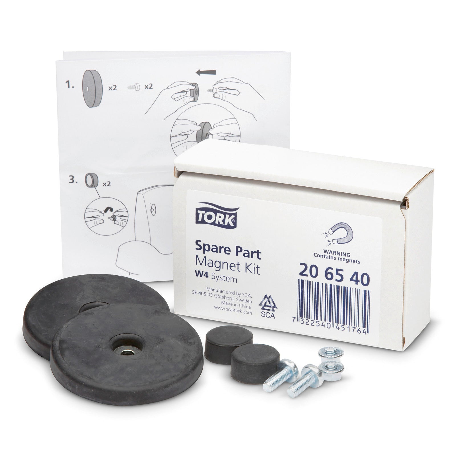 Magnet - Kit zu Einzeltuchspender W4 - Karcher Flexstore