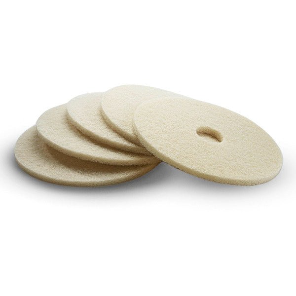 Polierpad weich, beige, 508 mm, 5 Stück - Flexclean GmbH - Abteilung Karcher Flexstore