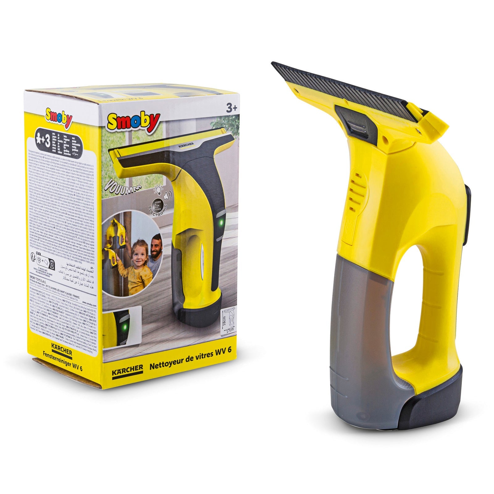 SMOBY Kärcher for Kids Fensterreiniger WV 6 – Spielspaß für kleine Helfer - Flexclean GmbH - Abteilung Karcher Flexstore