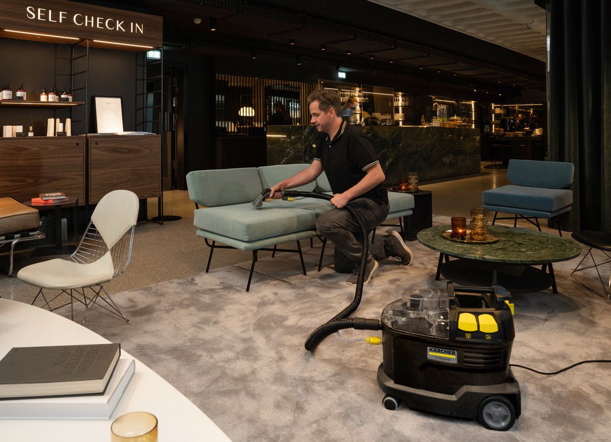 Sprühextraktionsgerät Puzzi 8/1 Go!Further - Flexclean GmbH - Abteilung Karcher Flexstore