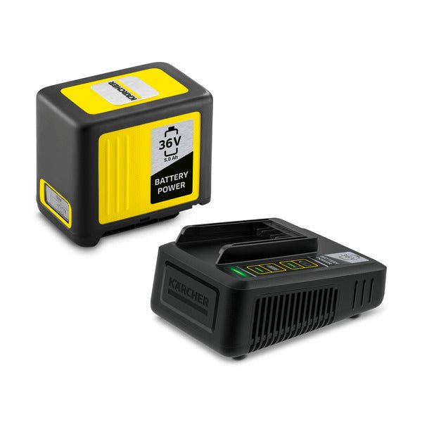 Starter Kit Battery Power 36/50 – Akku 36 V / 5,0 Ah mit Schnellladegerät - Flexclean GmbH - Abteilung Karcher Flexstore