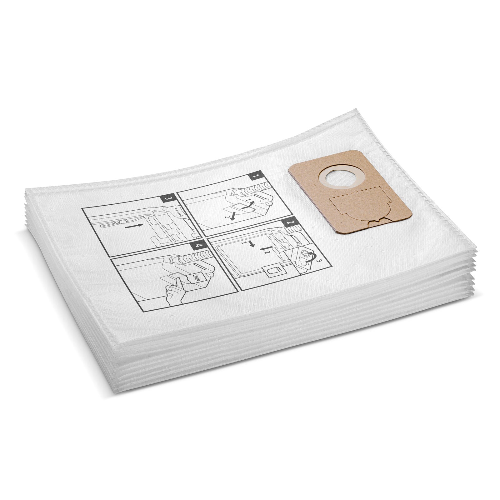 Vliesfiltertüten, 10 x , CV 30/2 Bp - Karcher Flexstore