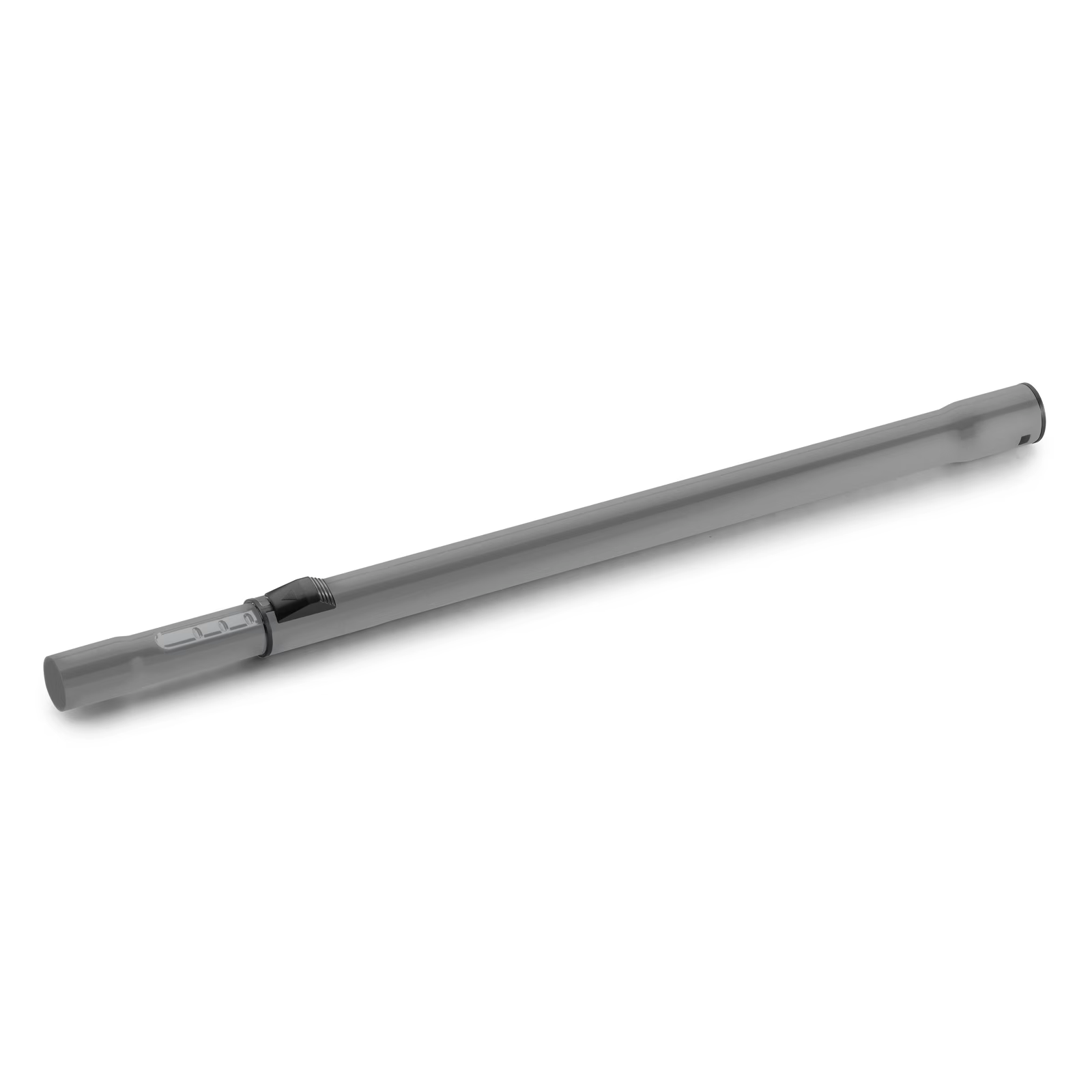 Teleskopsaugrohr, DN 35, Länge 615 - 1007 mm, Aluminium, basaltgrau lackiert