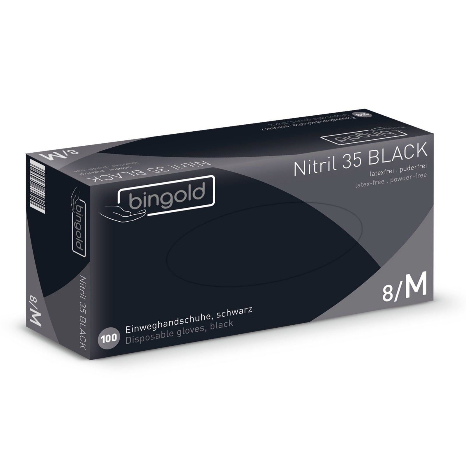 Einweghandschuhe Nitril 35 Black, schwarz, XL - Karcher Flexstore