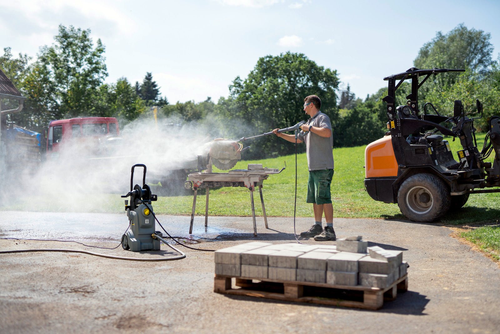 Hochdruckreiniger HD 5/13 EX Plus Classic Set mit eco!Booster TR045 - Flexclean GmbH - Abteilung Karcher Flexstore