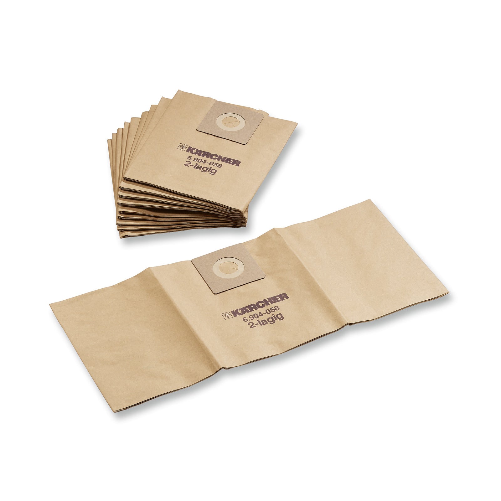 Papierfiltertüten, 300 x , T 7/1, T 9/1, T 10/1 - Karcher Flexstore