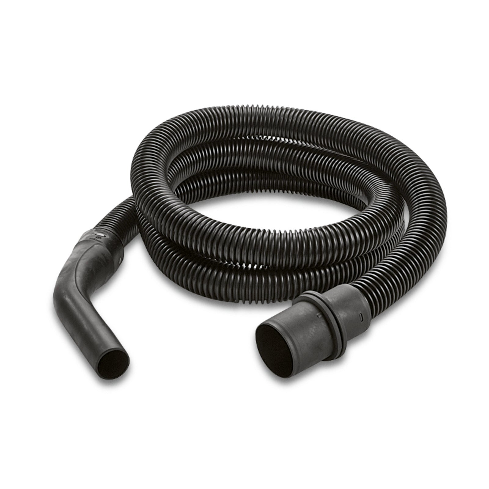 Saugschlauch mit Krümmer, NT, DN 35, Länge 2,5 m, elektrisch leitend, Clip 1.0, Bajonett 1.0 - Karcher Flexstore