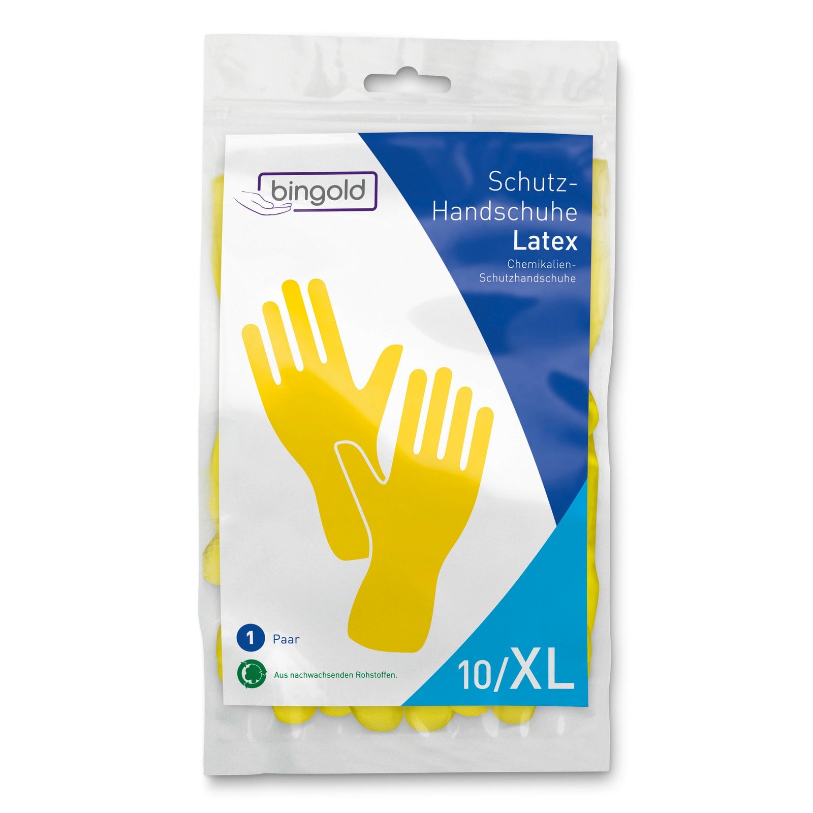 Schutzhandschuhe Latex, gelb, S - Karcher Flexstore