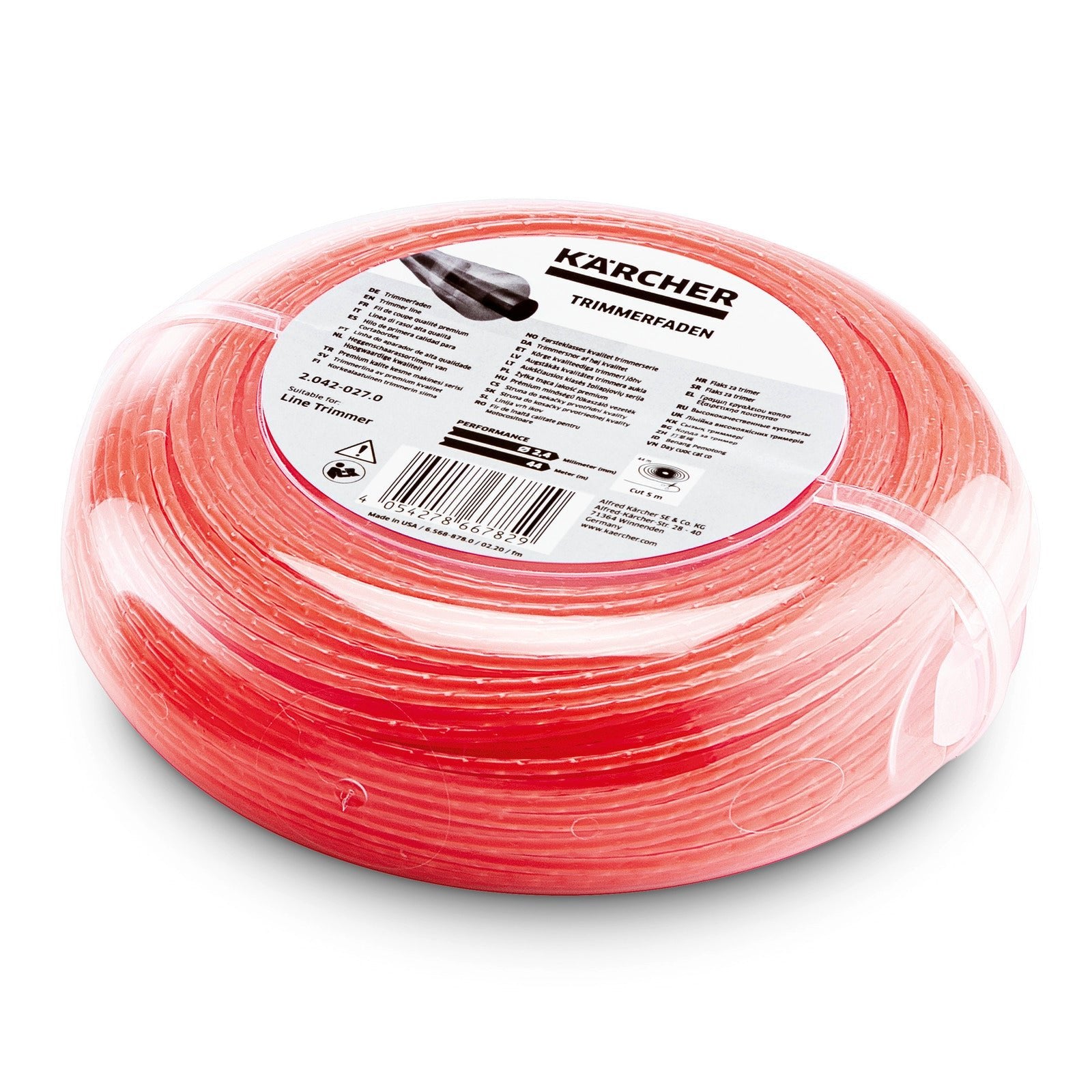 Trimmerfaden 2,4 mm, 44 m - Karcher Flexstore